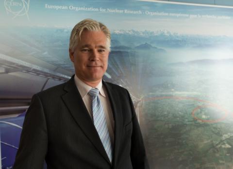 <p>Sijbrand de Jong, president of the CERN Council.</p> <p>Sijbrand de Jong, president of the CERN Council.</p>